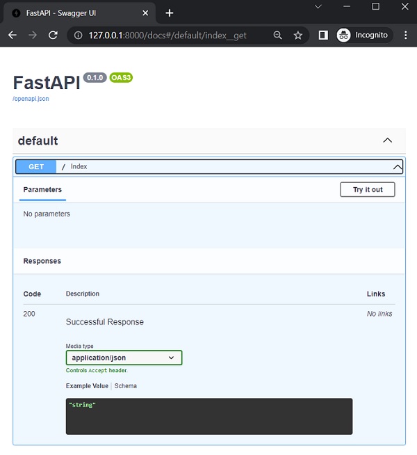 fastapi docs
